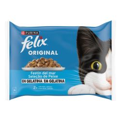 Ver PURINA® FELIX® Original Festín del Mar en Gelatina
