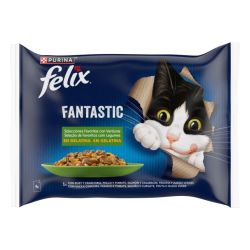 Ver PURINA® FELIX® Fantastic Selección con Verduras en Gelatina
