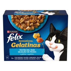Ver PURINA® FELIX® Sensations Festín del Mar en Gelatina