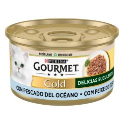 Ver PURINA® GOURMET® Gold  Delicias Suculentas Pescado del Océano