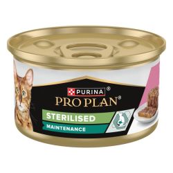 Ver PURINA® PRO PLAN®  Gato Adulto Lata STERILISED MAINTENANCE Terrina con atún y salmón