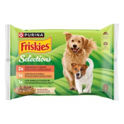 Ver PURINA® FRISKIES® Selections Adulto con Pollo y Guisantes en Gelatina
