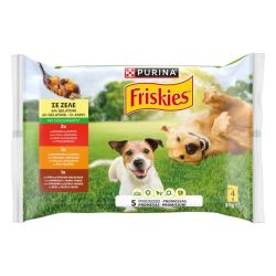 Ver PURINA® FRISKIES® Selections Adulto con Pollo y Guisantes en Gelatina