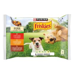 Ver PURINA® FRISKIES® Adulto con Pollo y Guisantes en Gelatina