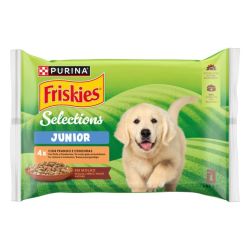 Ver PURINA® FRISKIES® Selections Junior con Pollo y Zanahorias en Salsa