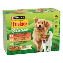 Ver PURINA® FRISKIES® Adulto con Pollo y Codero en Gelatina