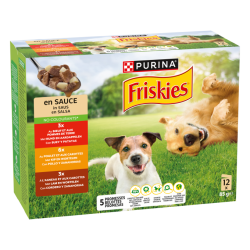 Ver PURINA® FRISKIES® Adulto con Pollo y Cordero en Salsa