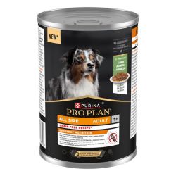 PURINA® PRO PLAN®  All size Adult Grain-free rico en Cordero en Salsa. Lata 400g