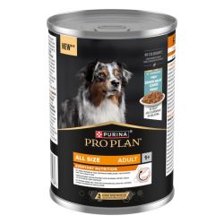 Ver PURINA® PRO PLAN® All size Adult rico en Pescado en Gelatina. Lata 400g