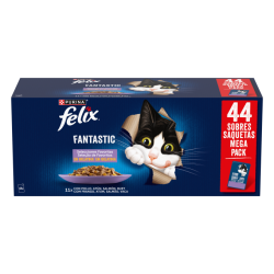 Ver PURINA® FELIX® Fantastic Selección de Sabores en Gelatina.