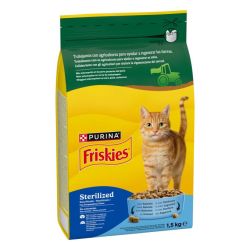 PURINA® FRISKIES® Esterilizado con Salmón y Verduras