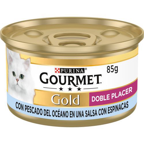 PURINA® GOURMET® Gold   Doble placer con Pescado del Océano