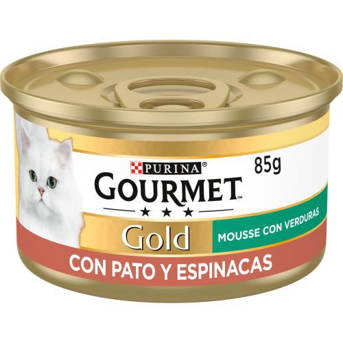 Ver PURINA® GOURMET® Gold Mousse Pato y Espinacas