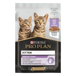 Ver PURINA® PRO PLAN® Gato Sobre Kitten con Pavo en Salsa