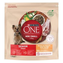 Ver Purina ® ONE Mini Senior 8+ seco Pollo y Arroz