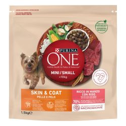 Ver PURINA® ONE® Piel y Pelaje Buey y Arroz