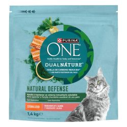 Ver PURINA® ONE® DualNature® Gato Esterilizado Salmón y arándanos