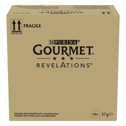 Ver PURINA® GOURMET® Revelations Mousse con Salmón y Atún