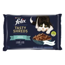 Ver PURINA® FELIX® Tasty Shreds Festín del Mar