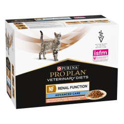Ver PURINA® PRO PLAN® VETERINARY DIETS FELINE NF Renal Function Advanced Care Sobres Salmón