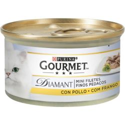 Ver PURINA® GOURMET® Diamant Finas Lonchas de Carnes Asadas con Pollo