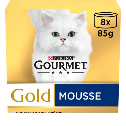 Ver PURINA® GOURMET® Gold Mousse Pescado del Océano