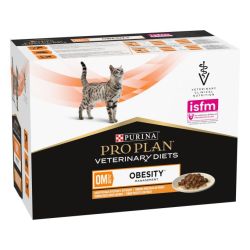 Ver PURINA® PRO PLAN® VETERINARY DIETS FELINE OM Obesity Management Sobres Pollo