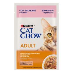 Ver PURINA® CAT CHOW® CAT CHOW Adulto Salmón 85gr