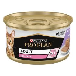 Ver PURINA® PRO PLAN® Gato Adulto DELICATE Mousse rico en pavo