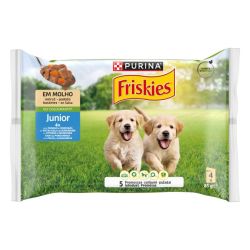Ver PURINA® FRISKIES® Junior con Pollo y Zanahorias en Salsa