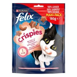 Ver PURINA® FELIX® Crispies Salmón y Trucha Maxi Pack