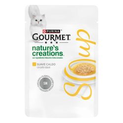 Ver PURINA® GOURMET® Nature's Creations Soup con pollo natural 40g