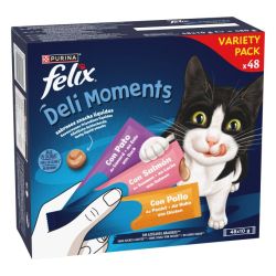 Ver PURINA® FELIX® Deli Moments™ Multipack Variedad Sabores